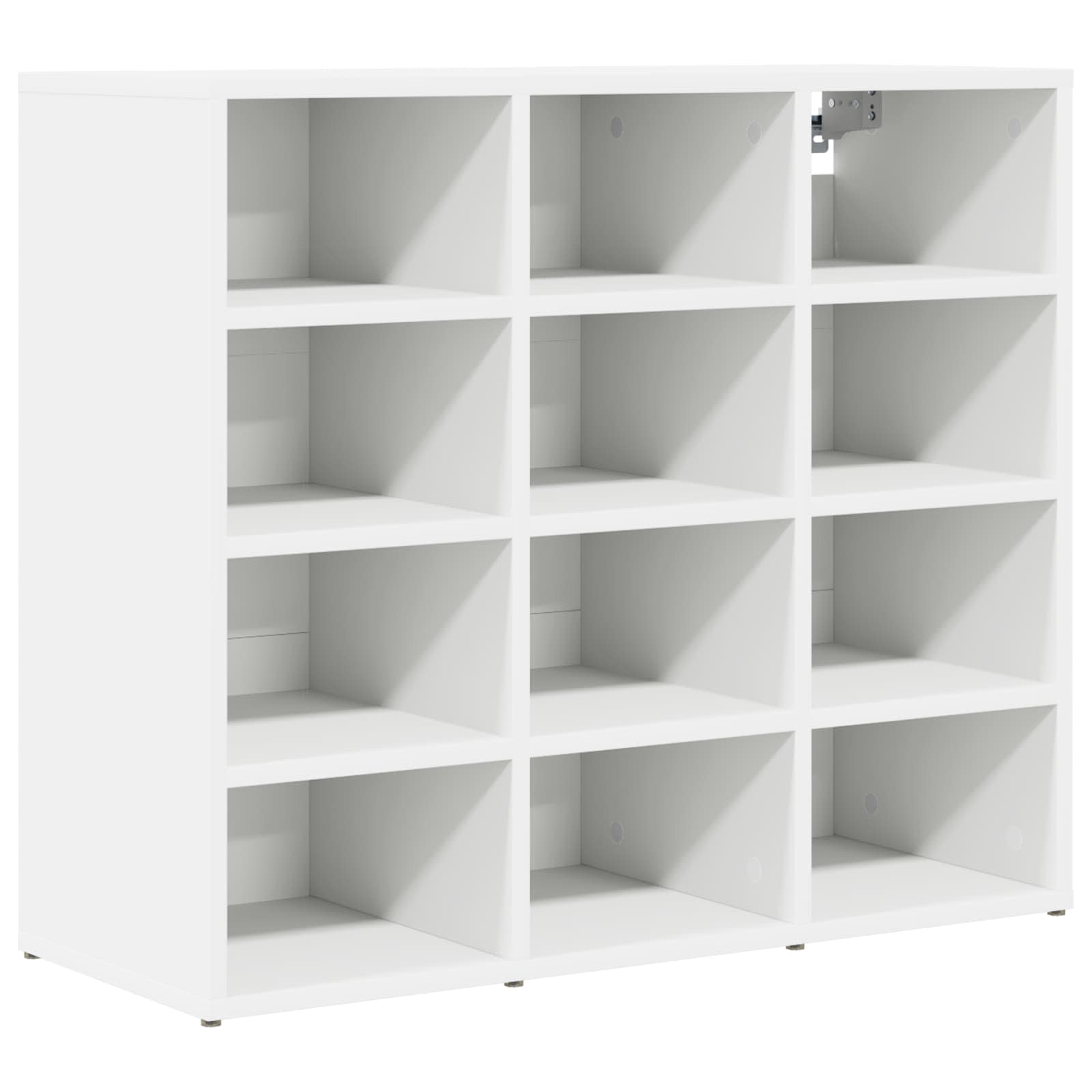 vidaXL Szafka na buty Biały 77,5 x 30 x 67 cm Materiał drewnopochodny