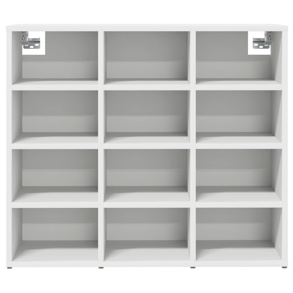 vidaXL Szafka na buty Biały 77,5 x 30 x 67 cm Materiał drewnopochodny