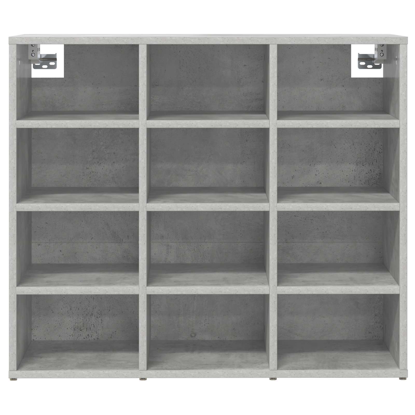 vidaXL Szafka na buty z półką Betonowy szary 77,5 x 30 x 67 cm