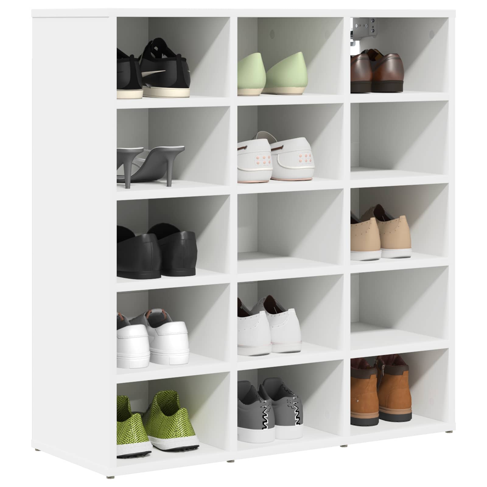 vidaXL Szafka na buty z półką Biały 77,5 x 30 x 83,5 cm