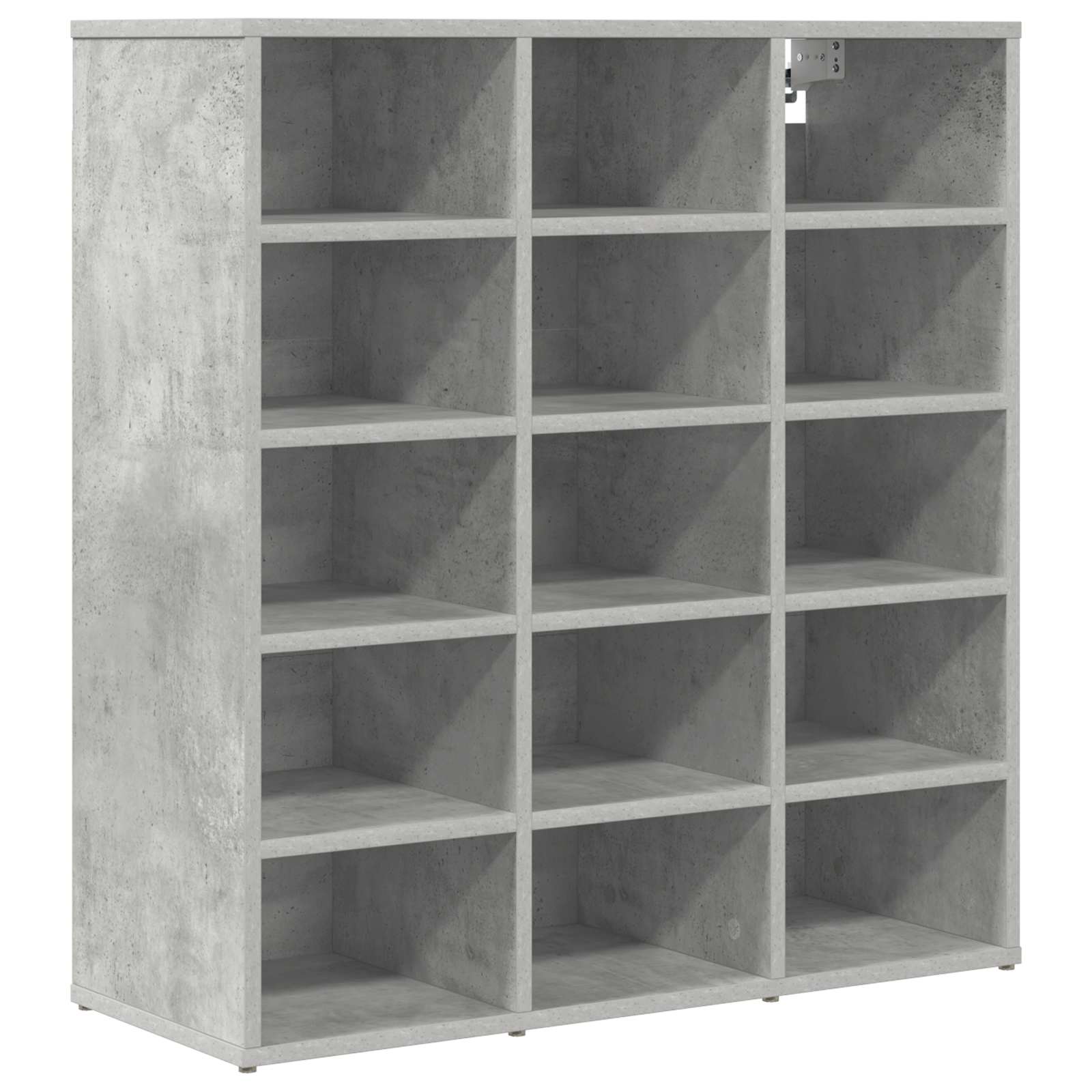 vidaXL Szafka na buty z półką Betonowy szary 77,5 x 30 x 83,5 cm