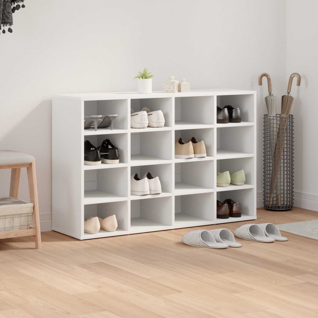 vidaXL Szafka na buty 103 x 30 x 67 cm Drewno inżynieryjne Biały