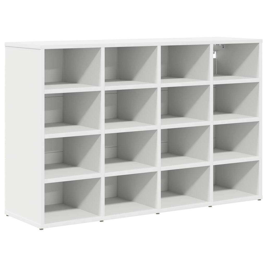 vidaXL Szafka na buty 103 x 30 x 67 cm Drewno inżynieryjne Biały