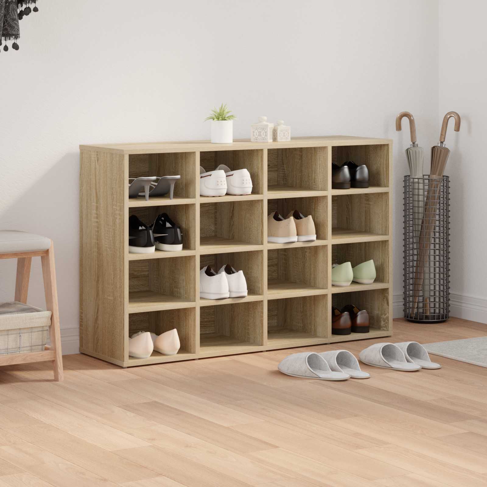 vidaXL Szafka na buty z półką Dąb Sonoma 103 x 30 x 67 cm