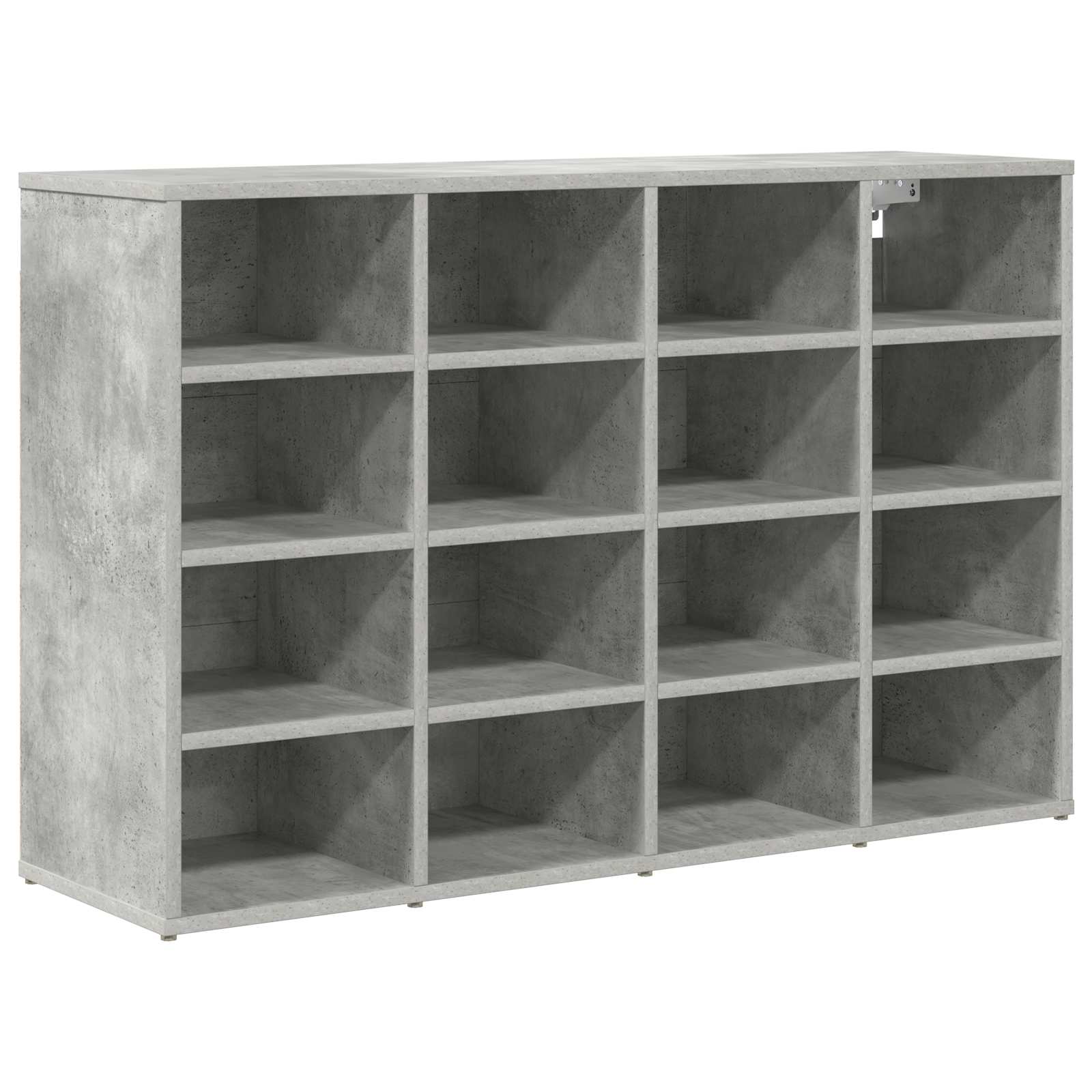 vidaXL Szafka na buty z półką Betonowy szary 103 x 30 x 67 cm