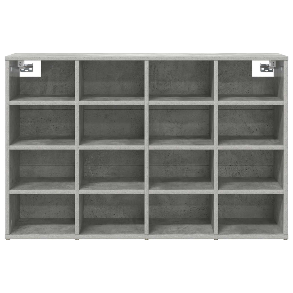 vidaXL Szafka na buty z półką Betonowy szary 103 x 30 x 67 cm
