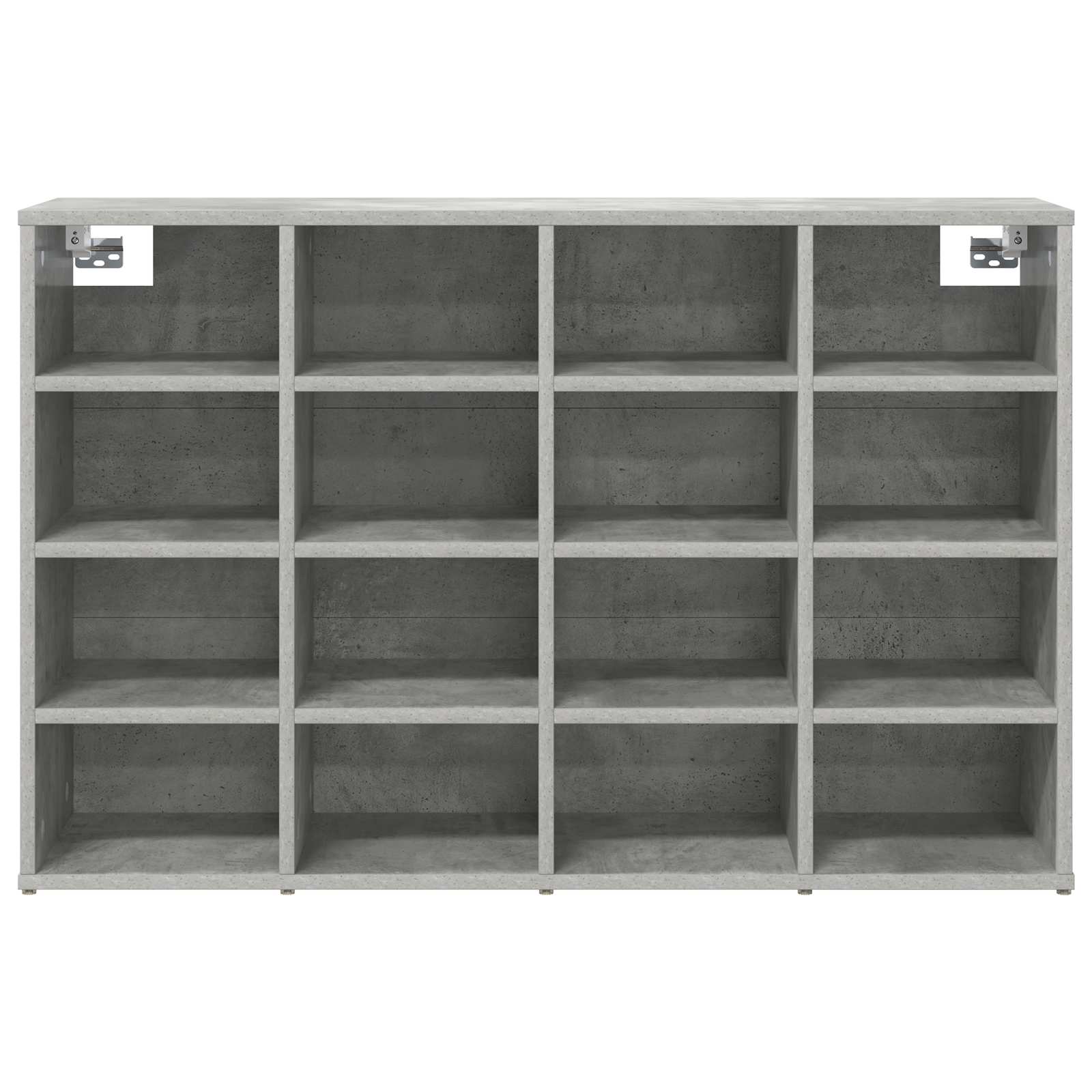 vidaXL Szafka na buty z półką Betonowy szary 103 x 30 x 67 cm