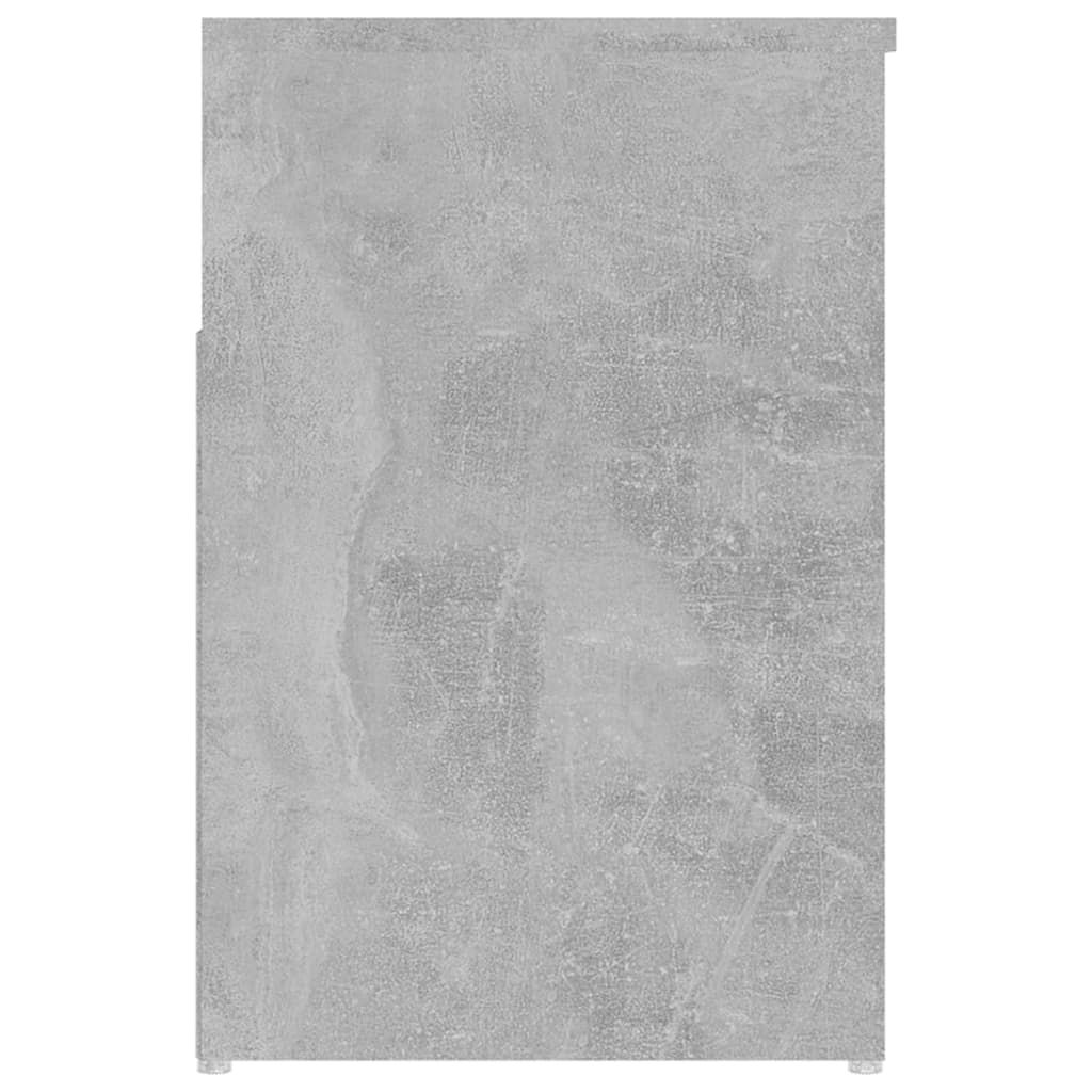 vidaXL Ławka z miejscem na buty, szarość betonu, 80x30x45 cm