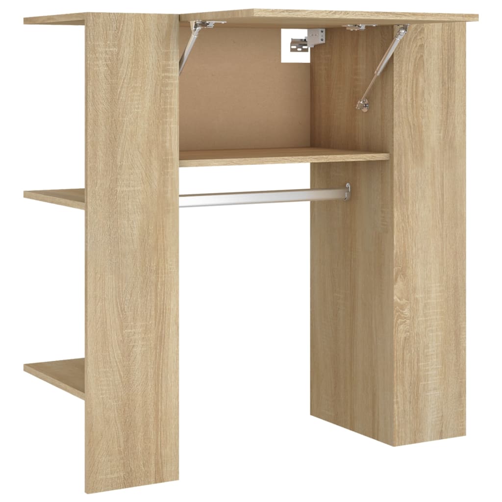 vidaXL Szafka do przedpokoju, dąb sonoma, 97,5x37x99 cm