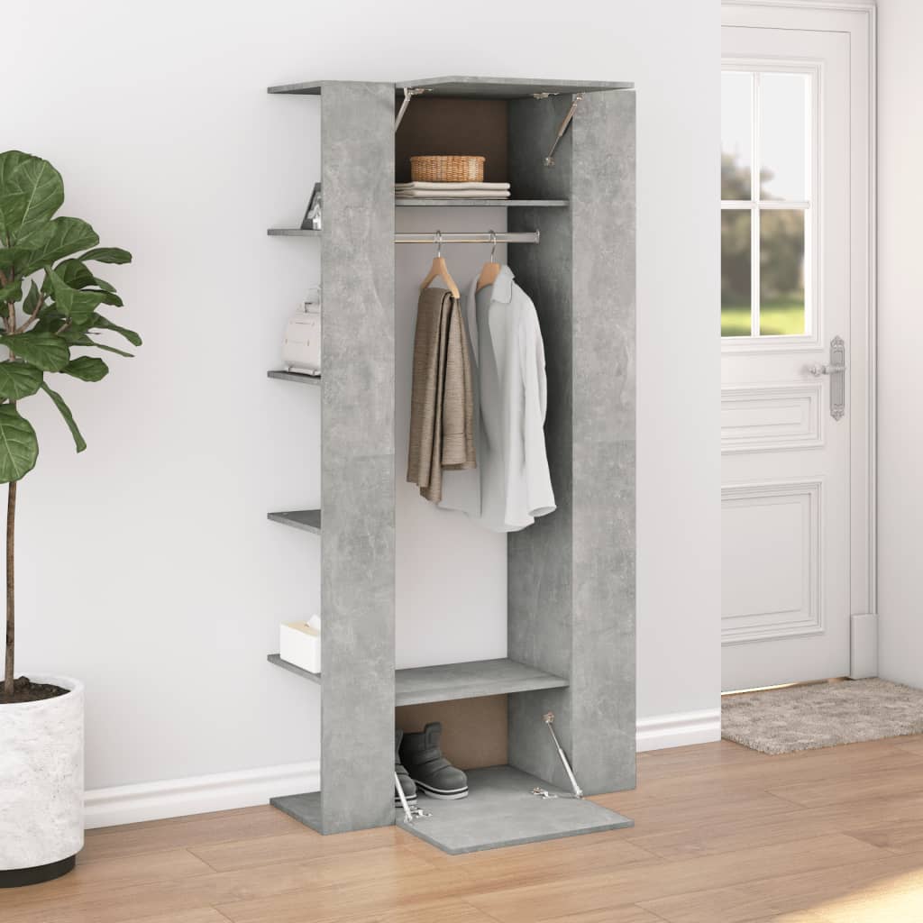 vidaXL Szafka do przedpokoju, betonowa szarość, 97,5x37x99 cm