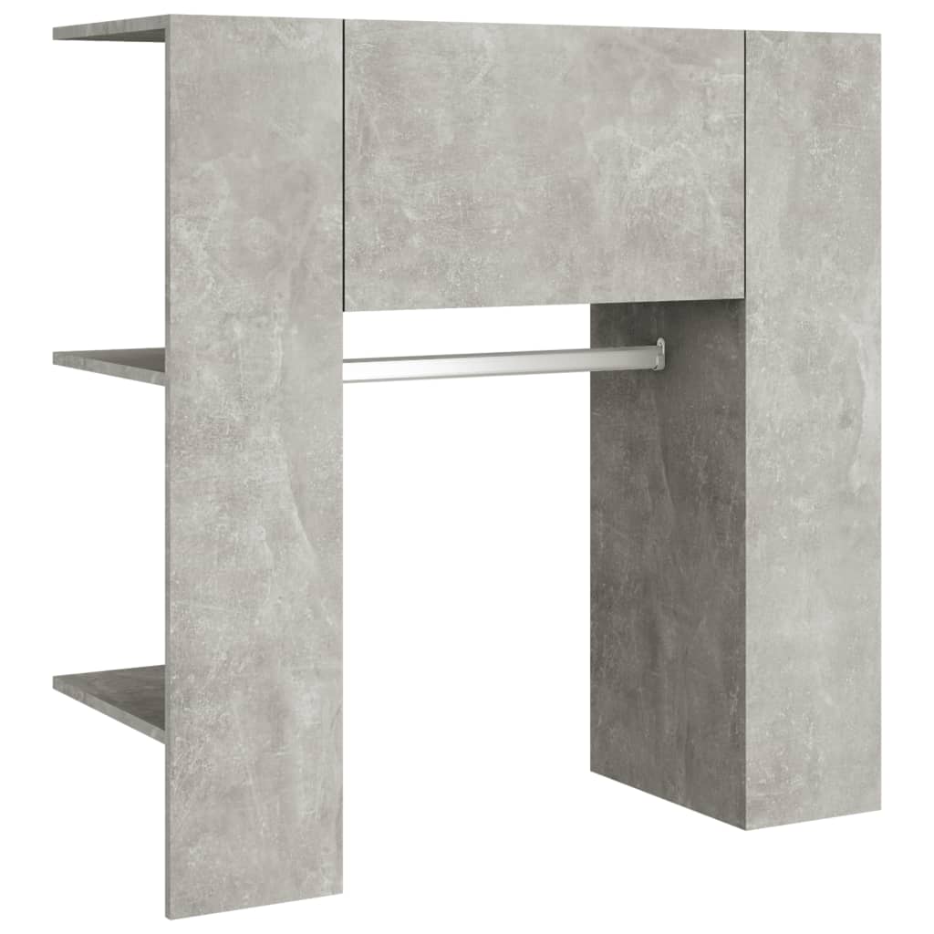vidaXL Szafka do przedpokoju, betonowa szarość, 97,5x37x99 cm