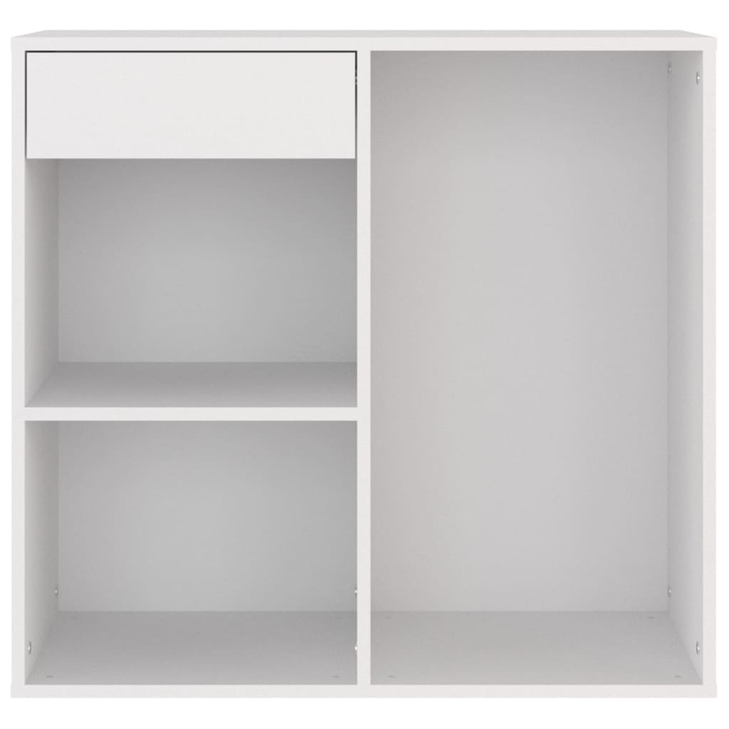 vidaXL Szafka na kosmetyki, biała 80x40x75 cm, materiał drewnopochodny
