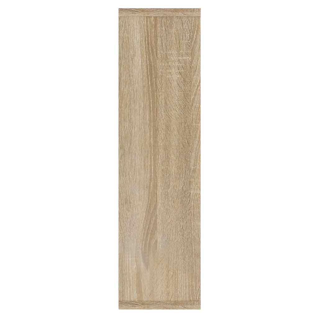 vidaXL Szafka z lustrem i oświetleniem LED, dąb sonoma, 76x15x55 cm