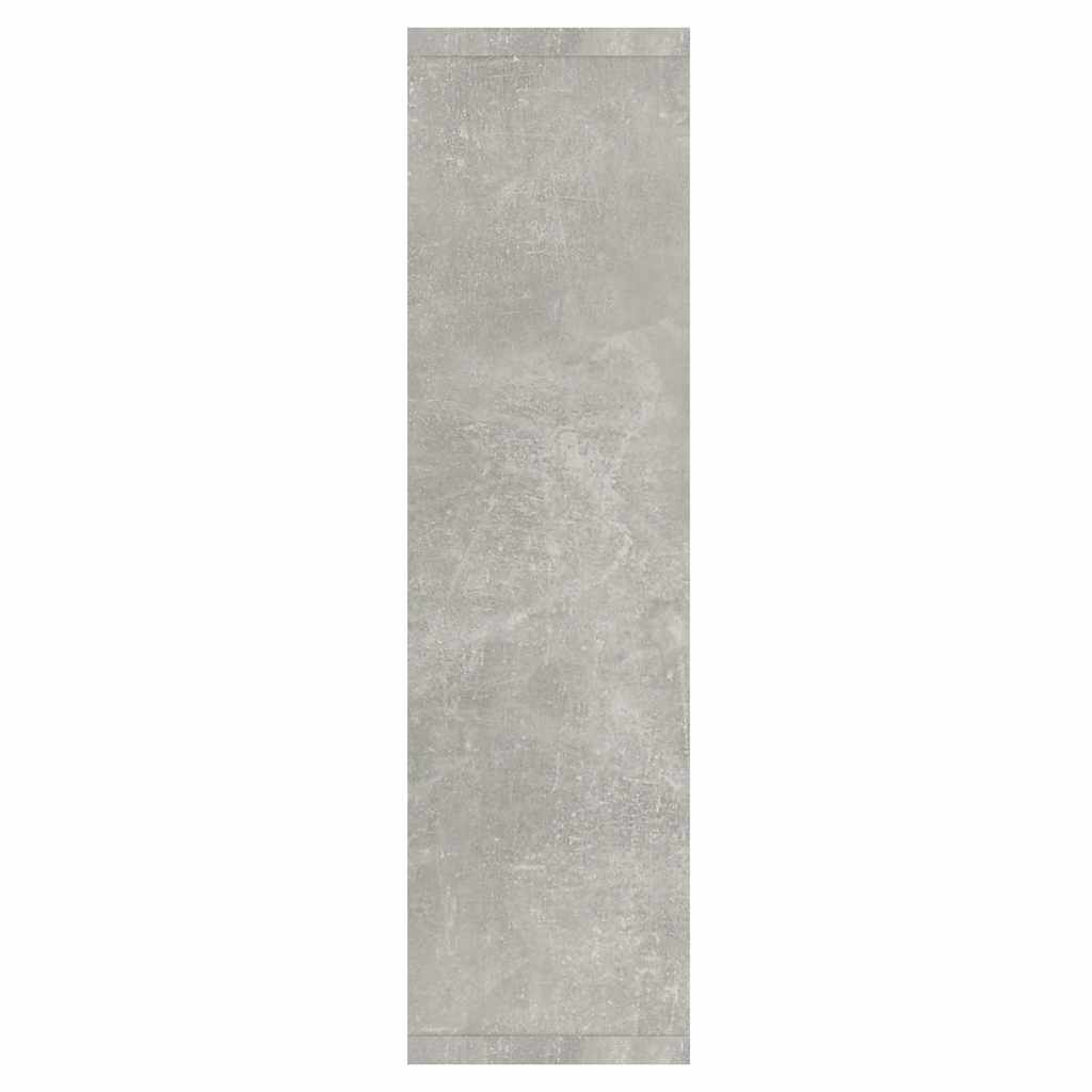 vidaXL Szafka z lustrem i oświetleniem LED, szary beton, 76x15x55 cm