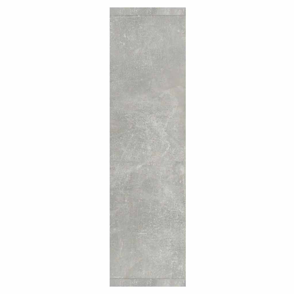 vidaXL Szafka z lustrem i oświetleniem LED, szary beton, 76x15x55 cm