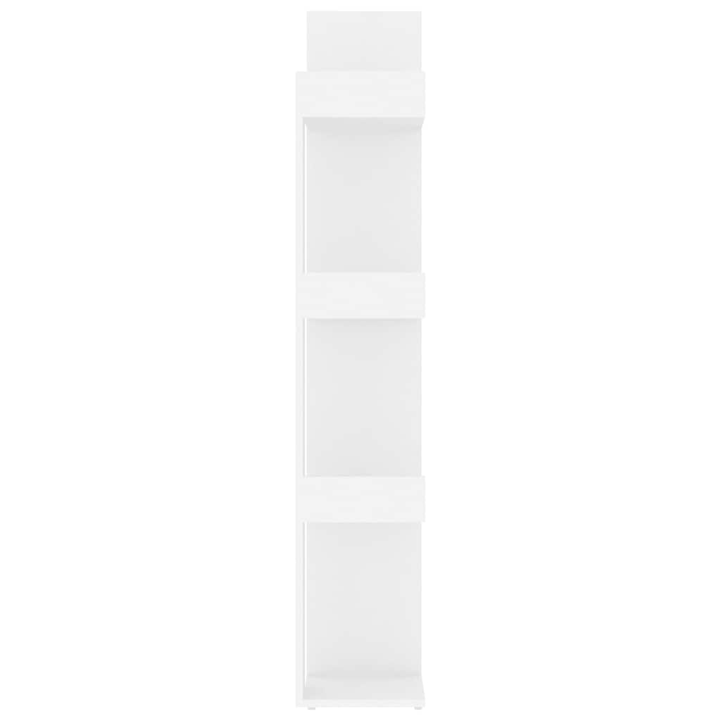 vidaXL Regał na książki, biały 86x25,5x140 cm, materiał drewnopochodny