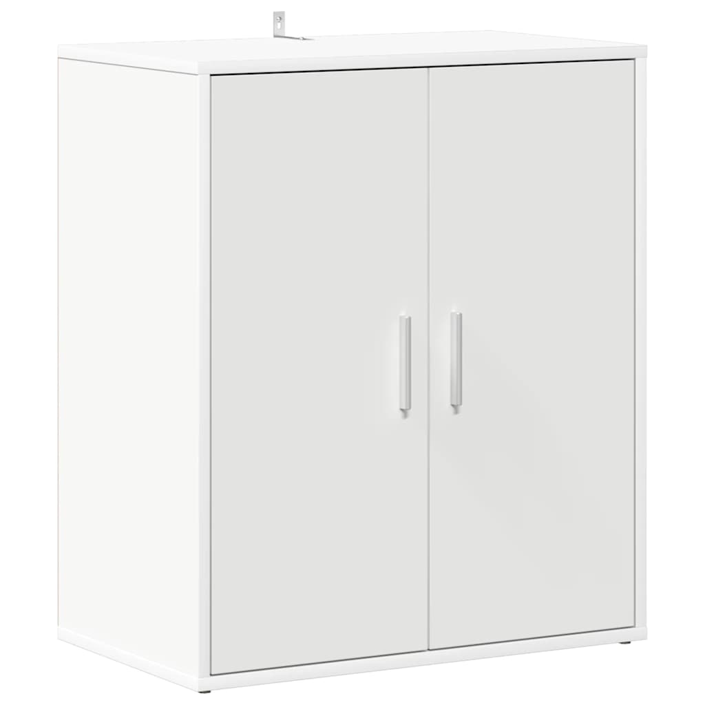 vidaXL Szafka na buty, biała, 60x35x70 cm, materiał drewnopochodny