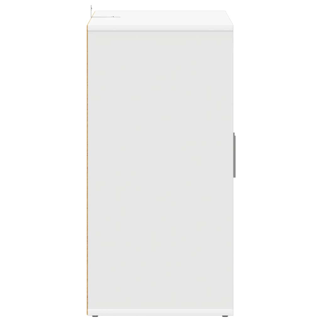 vidaXL Szafka na buty, biała, 60x35x70 cm, materiał drewnopochodny