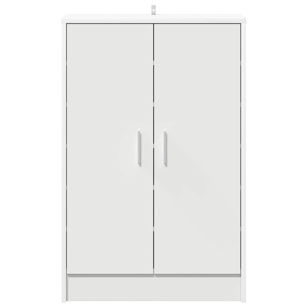 vidaXL Szafka na buty, biała, 60x35x92 cm, materiał drewnopochodny