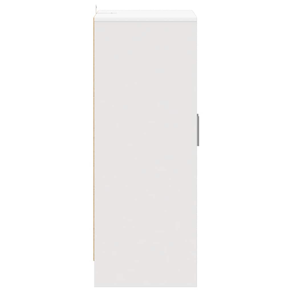 vidaXL Szafka na buty, biała, 60x35x92 cm, materiał drewnopochodny