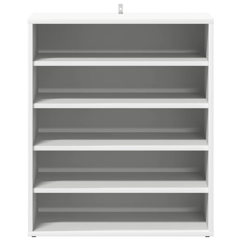 vidaXL Szafka na buty, biała, 60x35x70 cm, materiał drewnopochodny