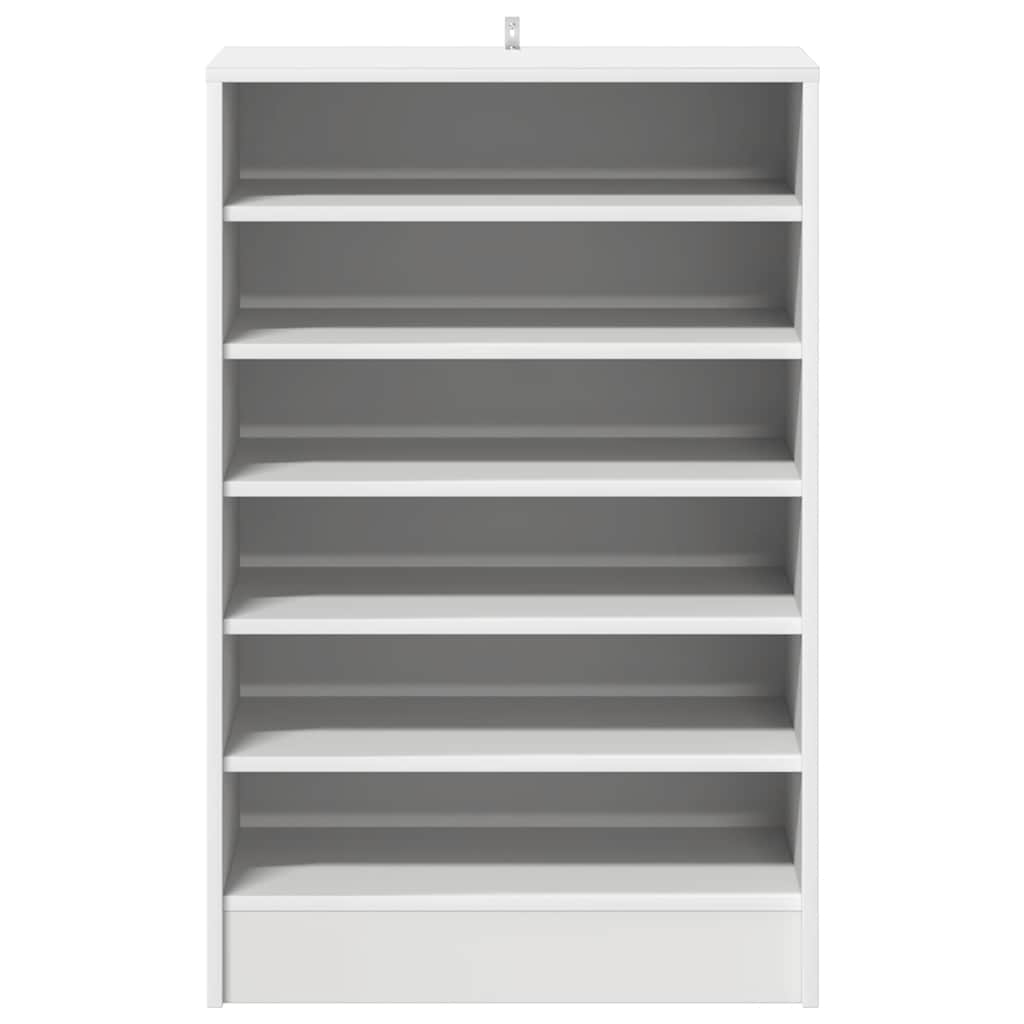 vidaXL Szafka na buty, biała, 60x35x92 cm, materiał drewnopochodny