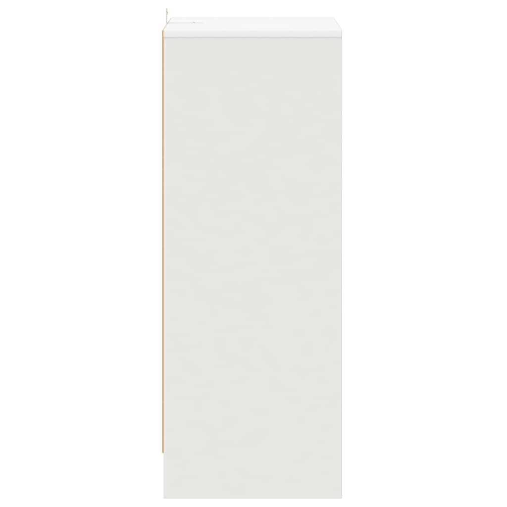 vidaXL Szafka na buty, biała, 60x35x92 cm, materiał drewnopochodny