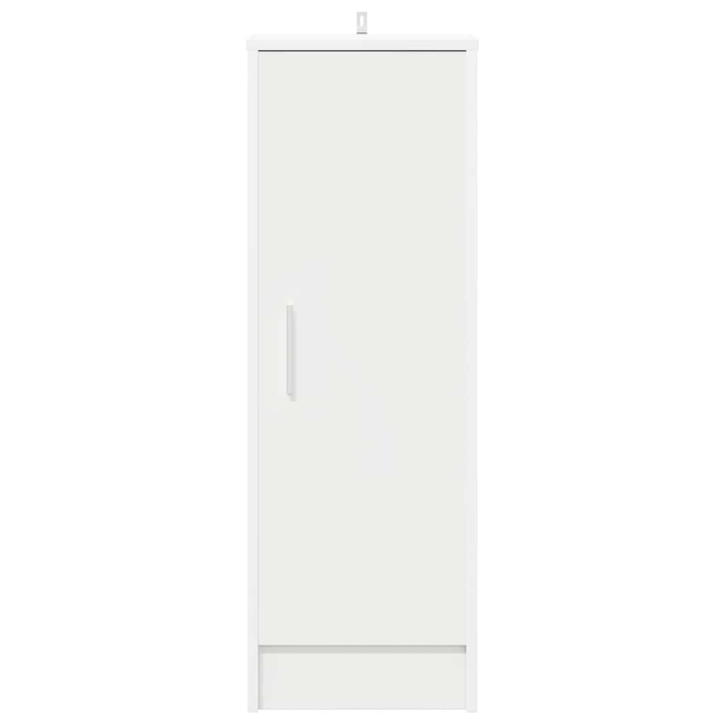 vidaXL Szafka na buty, biała, 32x35x92 cm, materiał drewnopochodny
