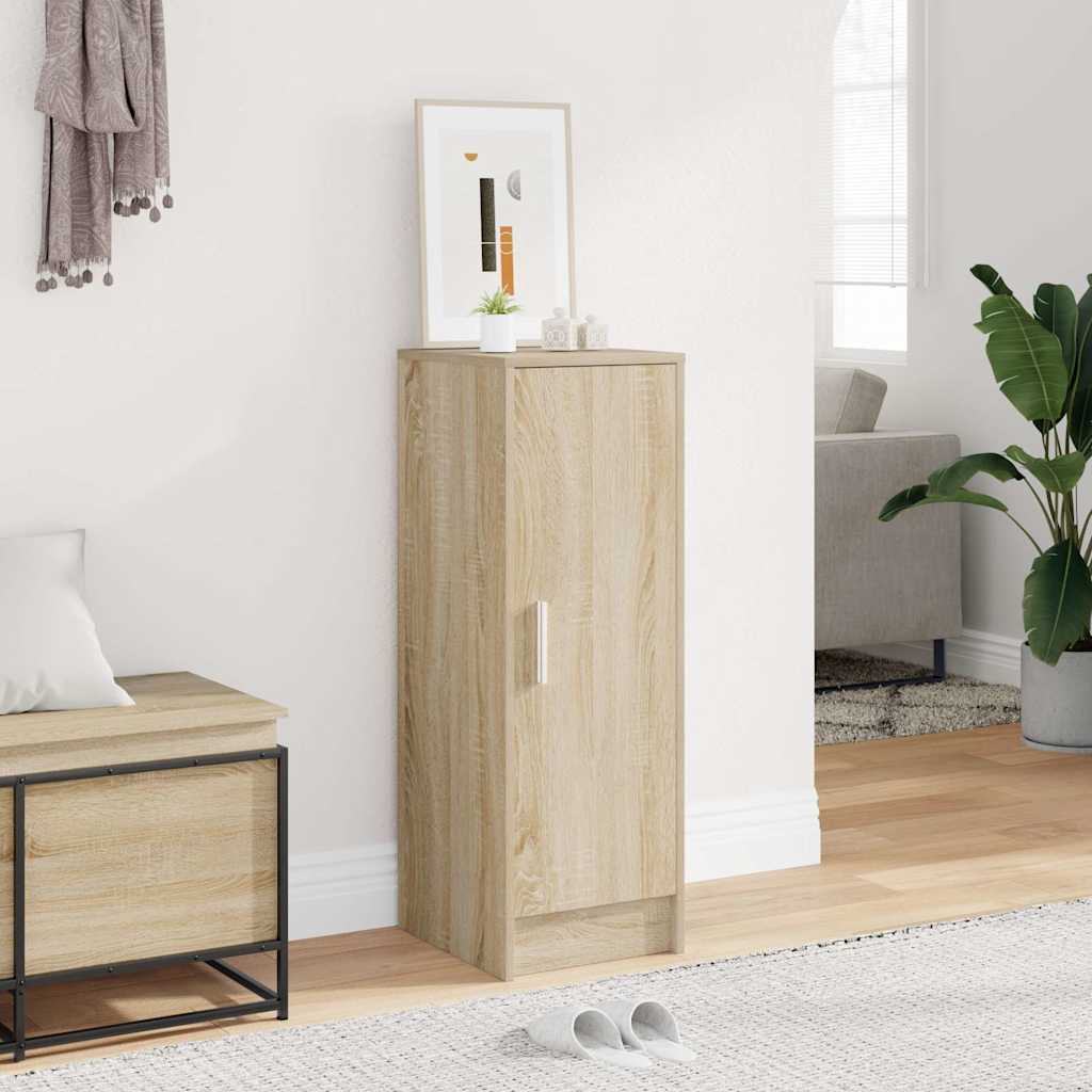 vidaXL Szafka na buty, dąb sonoma 32x35x92 cm, materiał drewnopochodny