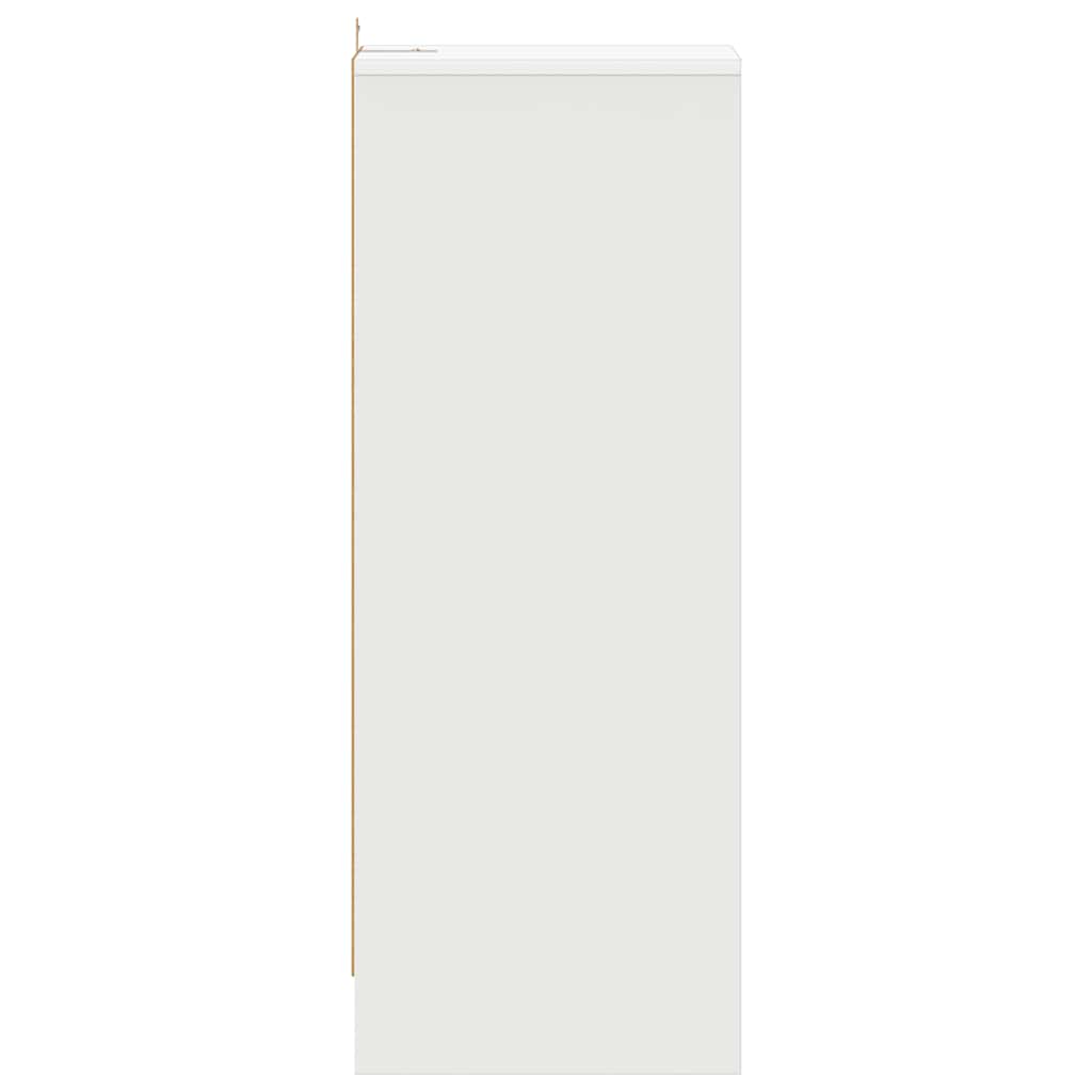 vidaXL Szafki na buty 31,5 x 35 x 90 cm Biały 6 przegródek
