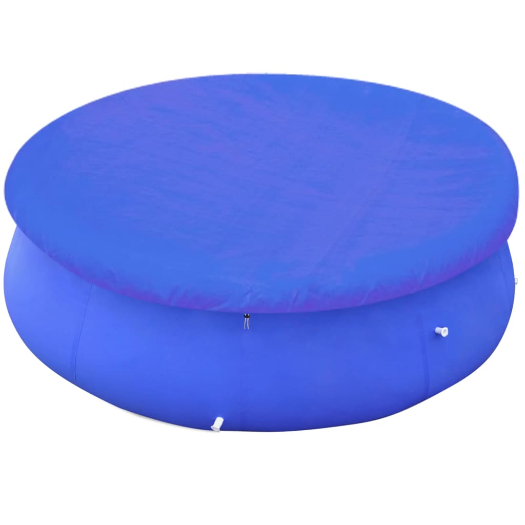 vidaXL Plandeki na okrągłe baseny naziemne 360-367 cm, 2 szt.
