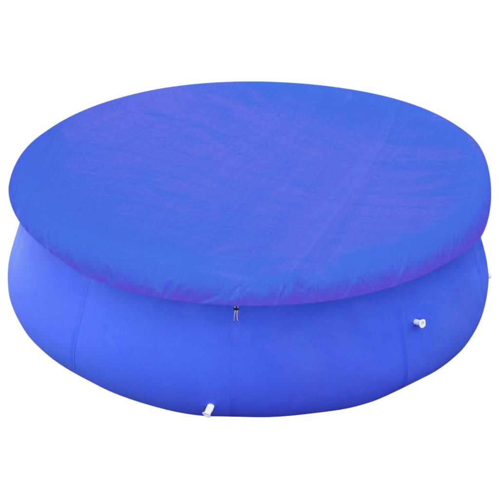 vidaXL Plandeki na basen, 2 szt., PE, okrągłe, 460 cm, 90 g/m²