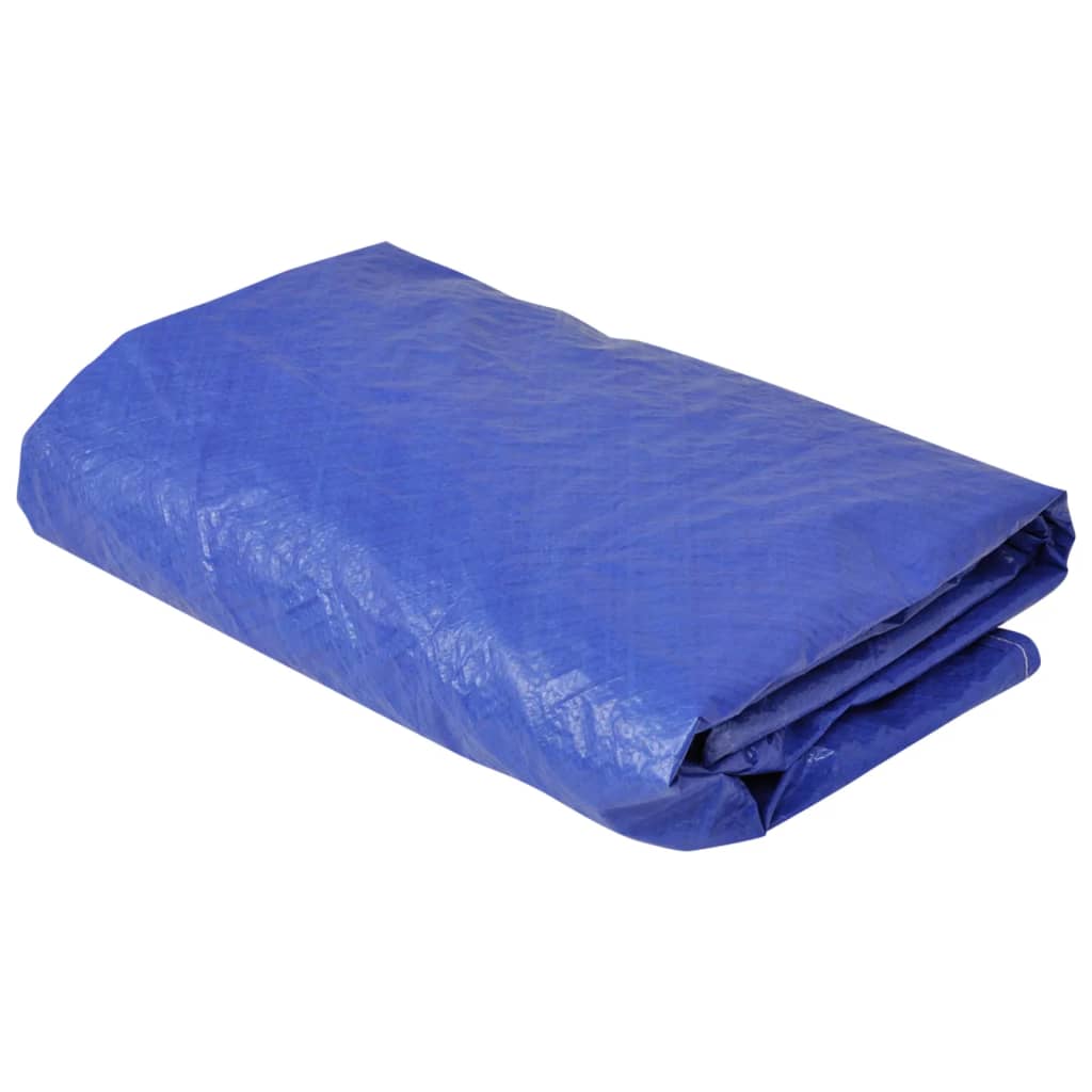 vidaXL Plandeki na basen, 2 szt., PE, okrągłe, 460 cm, 90 g/m²