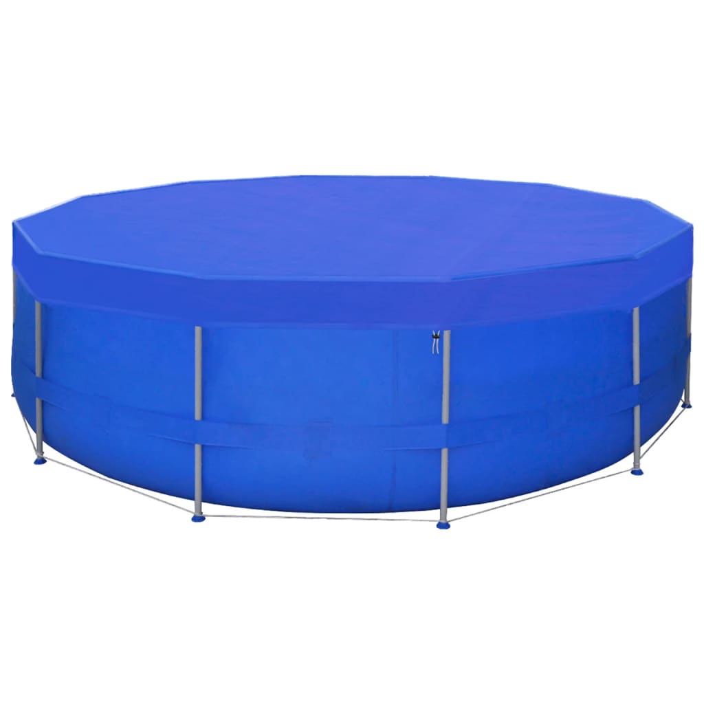 vidaXL Plandeki na basen, 2 szt., PE, okrągłe, 540 cm, 90 g/m²