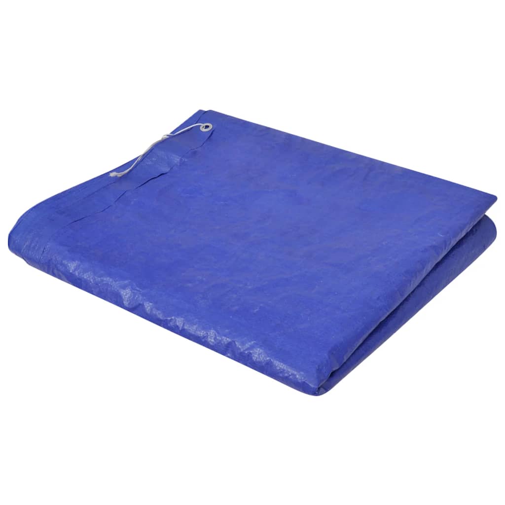 vidaXL Plandeki na basen, 2 szt., PE, prostokątne, 90 g/m², 394x207 cm