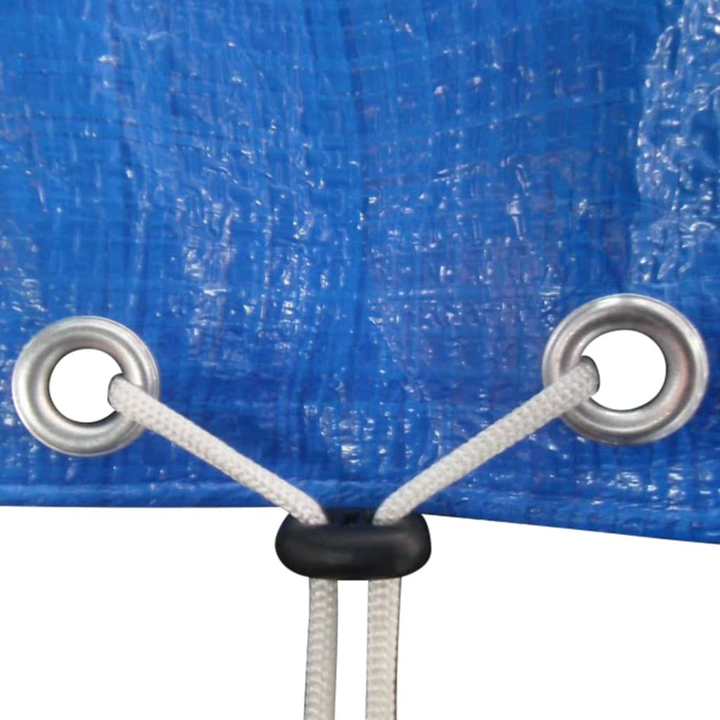 vidaXL Plandeki na basen, 2 szt., PE, prostokątne, 90 g/m², 394x207 cm