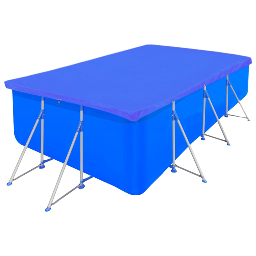 vidaXL Plandeki na basen, 2 szt., PE, prostokątne, 90 g/m², 400x207 cm