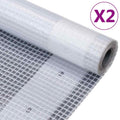 vidaXL Plandeki Leno, 2 szt., 260 g/m², 2x15 m, białe