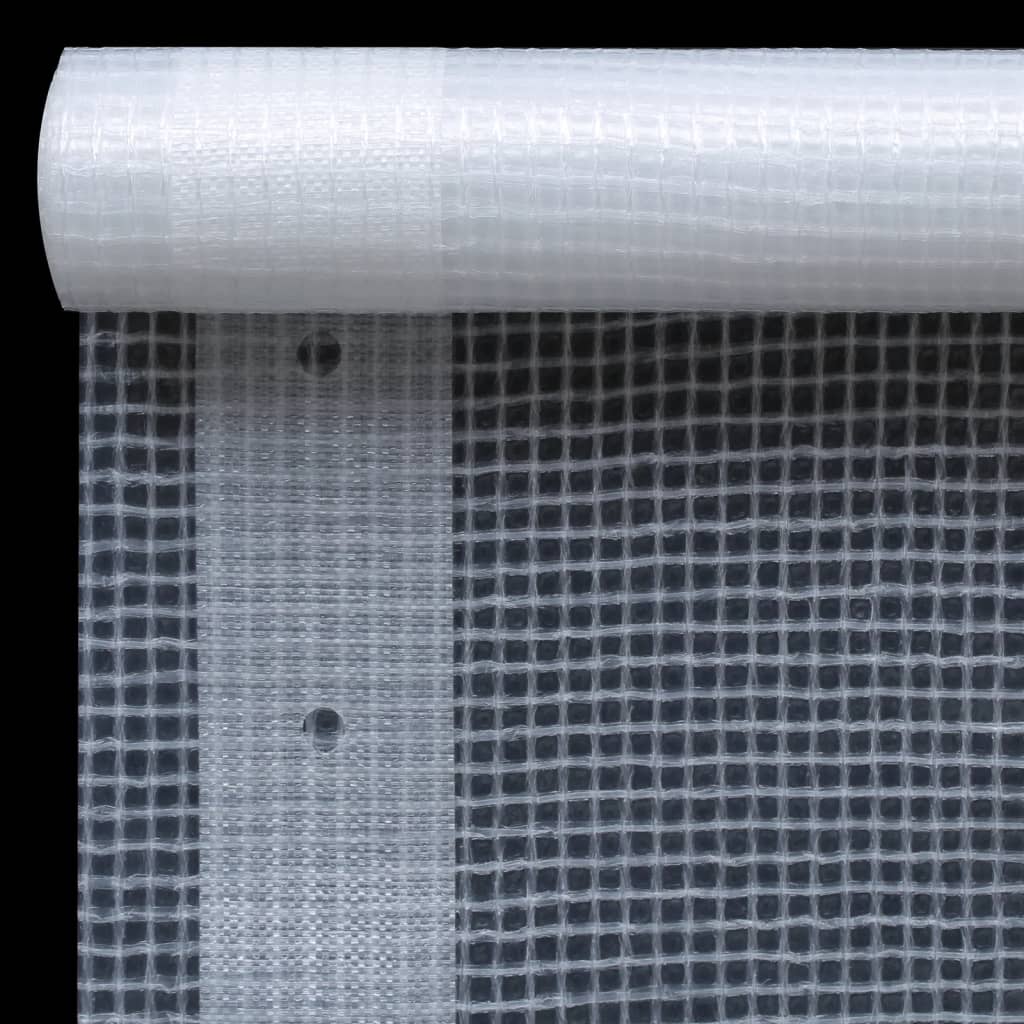 vidaXL Plandeki Leno, 2 szt., 260 g/m², 3x6 m, białe