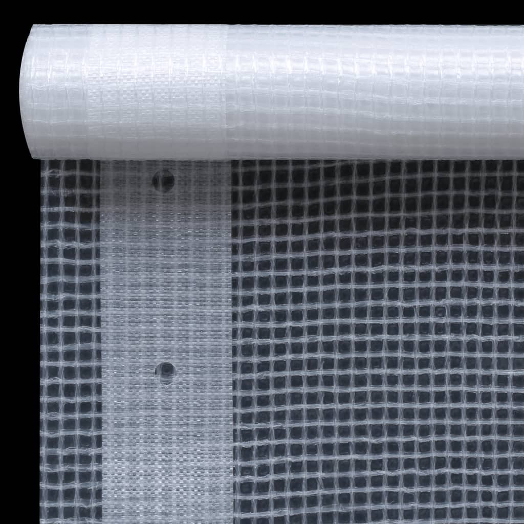 vidaXL Plandeki Leno, 2 szt., 260 g/m², 4x6 m, białe