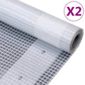 vidaXL Plandeki Leno, 2 szt., 260 g/m², 4x8 m, białe