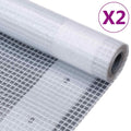 vidaXL Plandeki Leno, 2 szt., 260 g/m², 4x10 m, białe