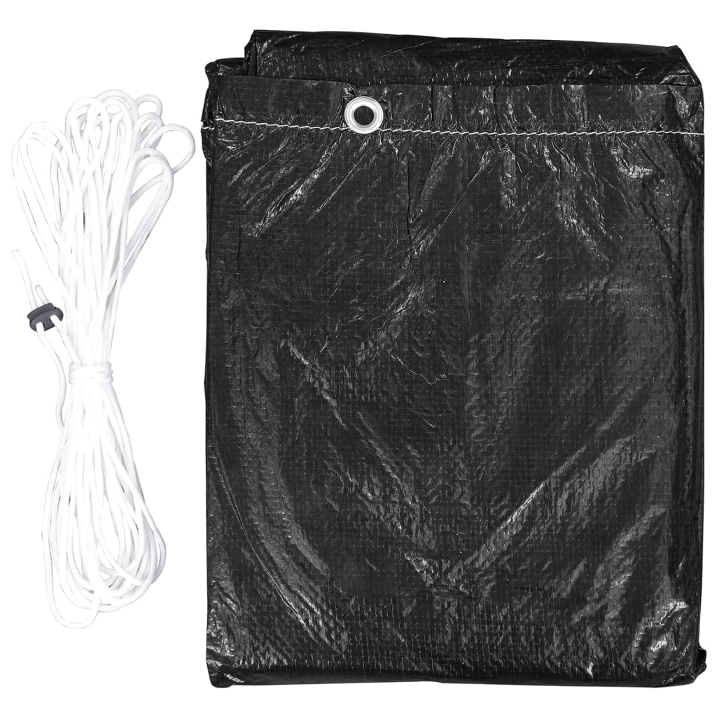 vidaXL Pokrowce na meble ogrodowe, 2 szt., 12 oczek, 325x205x70 cm