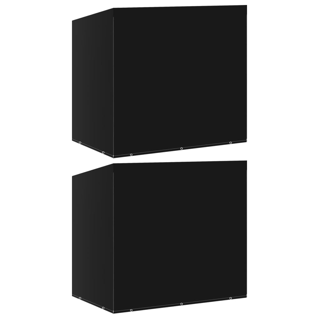 vidaXL Pokrowce na huśtawkę, 2 szt., 10 oczek, 2 suwaki 255x145x170 cm