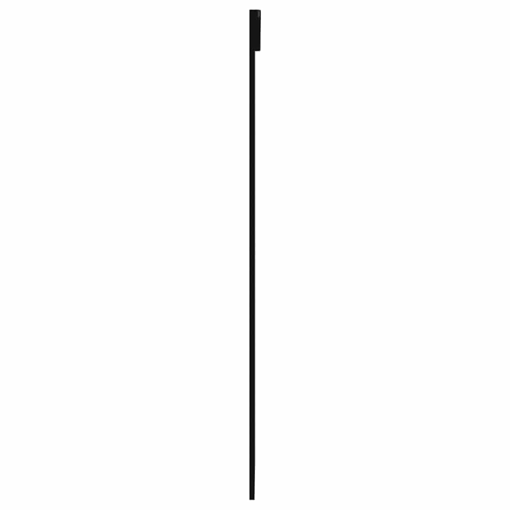 vidaXL Drzwi przesuwne z osprzętem, szkło ESG i aluminium, 90x205 cm