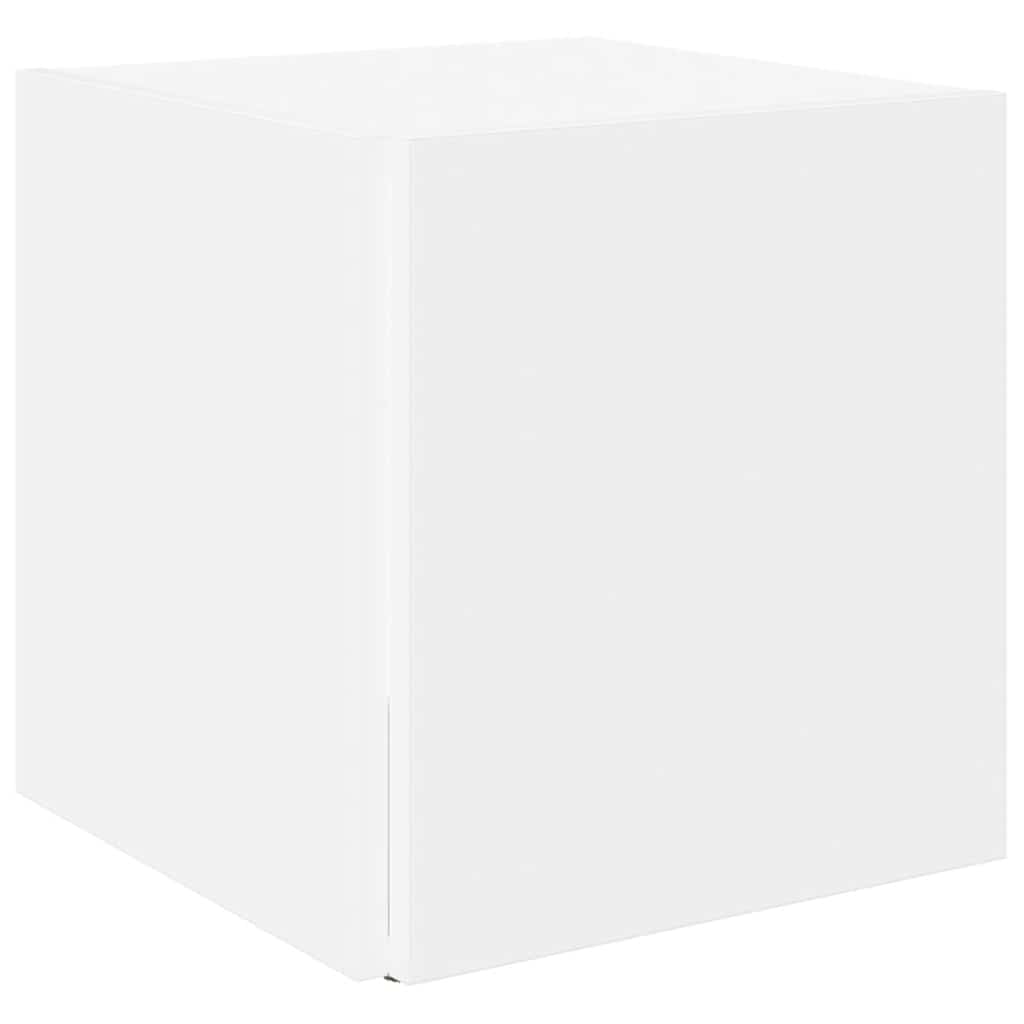 vidaXL Stolik boczny, biały, 33x33x34,5 cm, materiał drewnopochodny