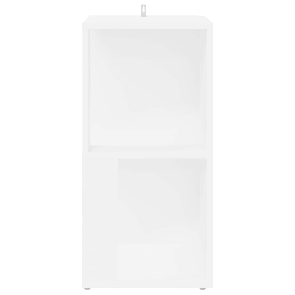 vidaXL Szafka narożna, biała, 33x33x67 cm, materiał drewnopochodny