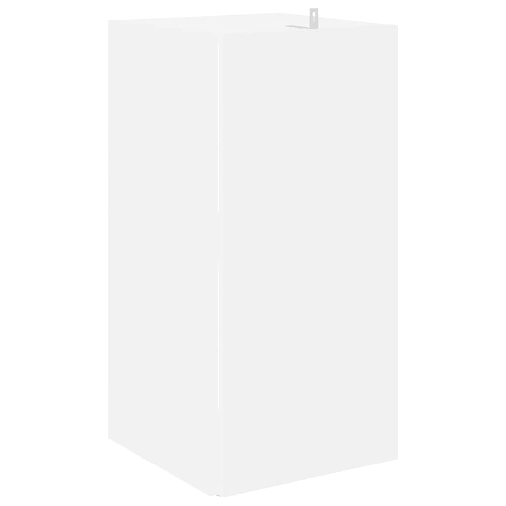 vidaXL Szafka narożna, biała, 33x33x67 cm, materiał drewnopochodny
