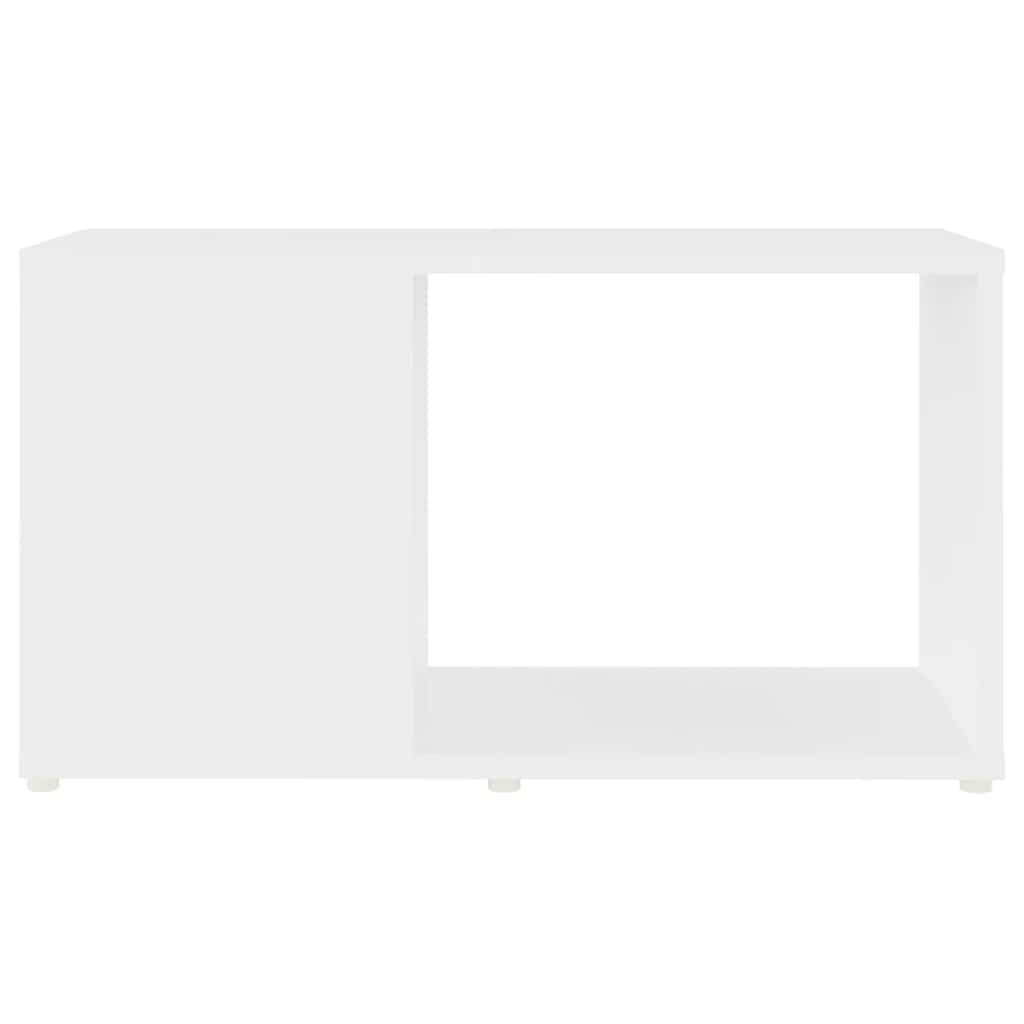 vidaXL Szafka pod TV, biała, 60x24x32 cm, materiał drewnopochodny