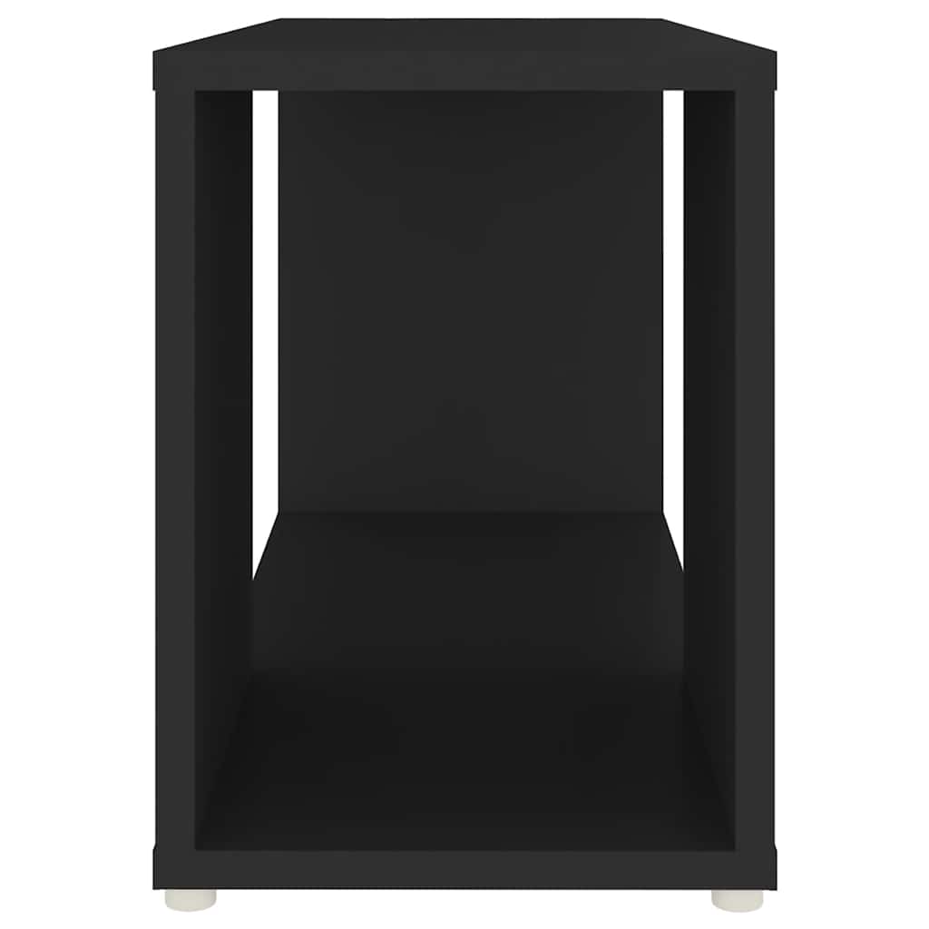 vidaXL Szafka pod TV, czarna, 60x24x32 cm, materiał drewnopochodny